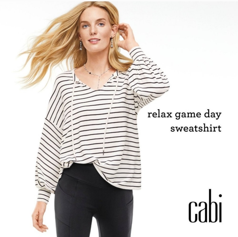 Vintage Cabi Relax Game Day sweatshirt